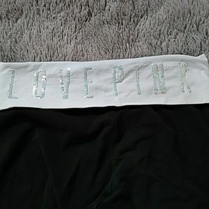 love Pink sequence yoga capri leggings